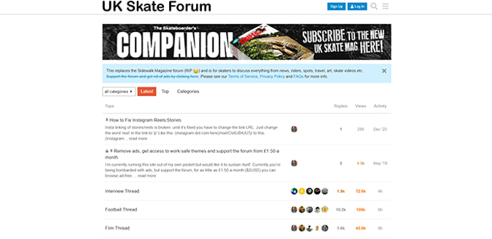 UK Skate Forum