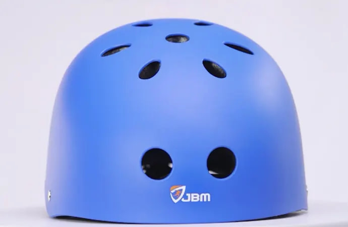 Visors are mainly seen in motorbike helmets.