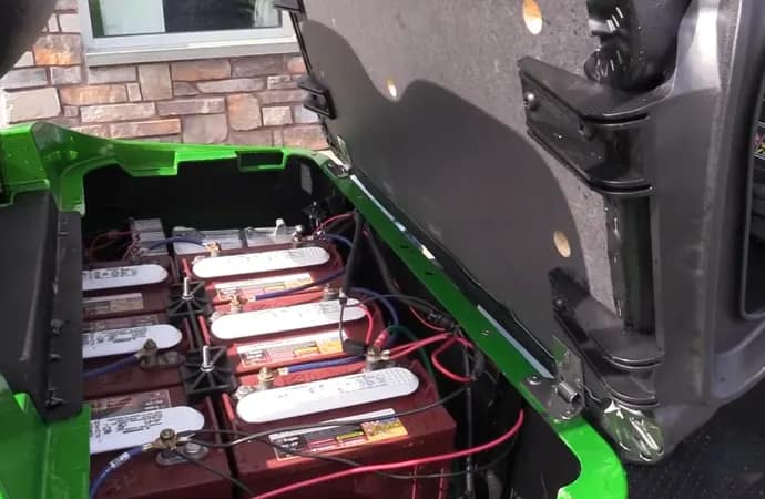 Electric Golf Cart: Battery