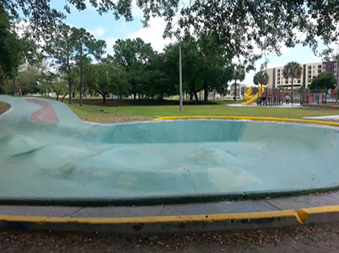 Florida builds the first public skatepark, The Bro Bowl